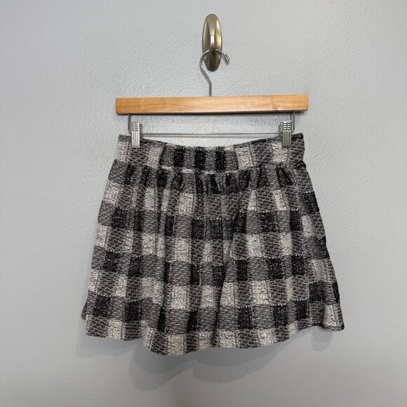 FREE PEOPLE holly go lightly plaid mini skirt size XS - Picture 4 of 6